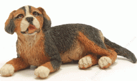 (image for) Miniature Beagle Lying Down by Leslie Frick