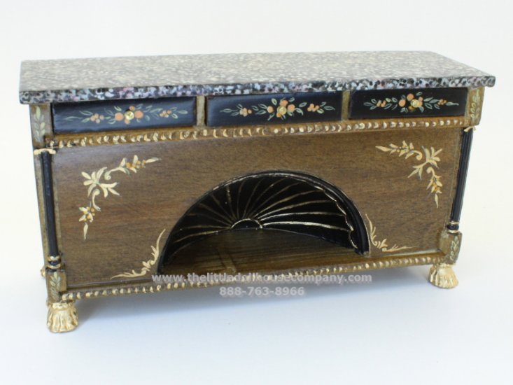 (image for) Miniature Piedmont Console/Credenza for Dollhouses