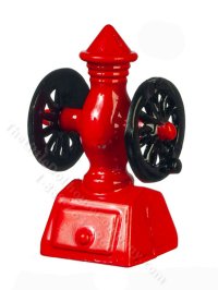 (image for) Miniature Red Coffee Grinder For Dollhouses
