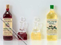 (image for) Dollhouse Scale Model Set of Salad Ingredients