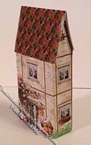 (image for) Miniature Lithographed Peter Rabbit House Kit for Dollhouses