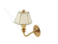 (image for) Miniature 12v Short Wall Sconce for Dollhouses - Off White