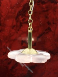 (image for) Dollhouse Scale Model Hanging Daisy Light - Clear