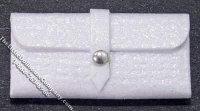 (image for) Miniature White Purse for Dollhouses