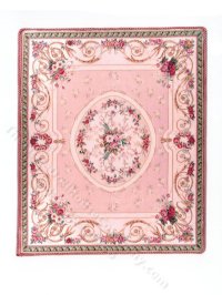 (image for) Miniature Small 'Eloise' Rug - Pink Floral