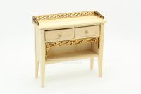 (image for) Miniature Unfinished Small Console Table