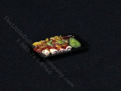 (image for) Miniature Chicken Enchiladas for Dollhouses