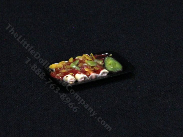 (image for) Miniature Chicken Enchiladas for Dollhouses