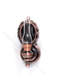 (image for) Miniature Battery Copper Wall Sconce with Wand for Dollhouses