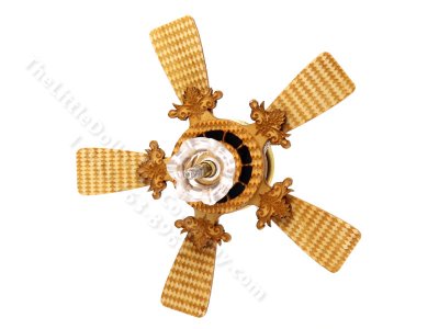 (image for) Miniature 12V Ceiling Light and Working Fan for Dollhouses