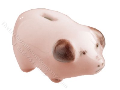 (image for) Miniature Piggy Bank for Dollhouses