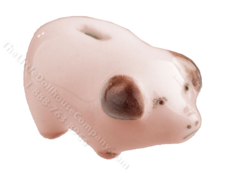 (image for) Miniature Piggy Bank for Dollhouses