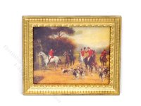 (image for) Miniature "End of the Hunt" Replica Print for Dollhouses