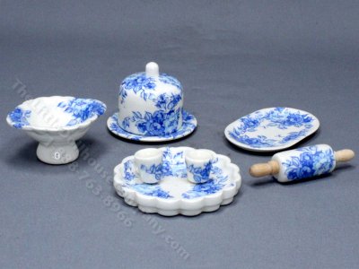 (image for) Miniature Ceramic Set of Kitchen Accessories