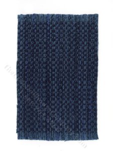 (image for) Miniature Blue Woven Rug for Dollhouses - Small