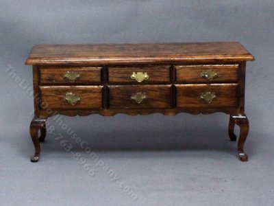 (image for) Miniature Mahogany Console Table