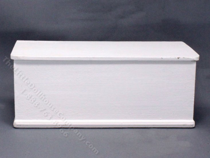 (image for) Vintage Miniature White Shop Counter for Dollhouses
