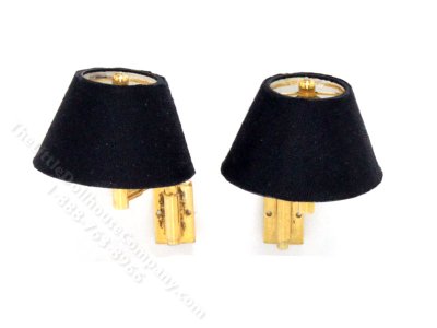 (image for) Miniature Shaded Swivel Wall Sconce for Dollhouses