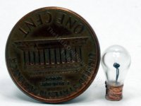 (image for) Miniature Light Bulb with Copper Screw Base by Jane Woodham