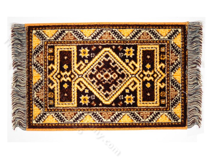 (image for) Miniature Kasak Rug - Yellow