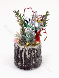 (image for) Miniature Christmas Floral Arrangement