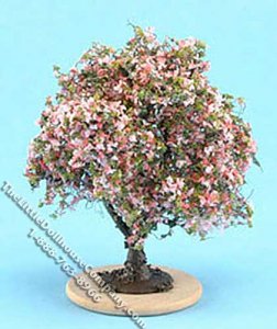 (image for) Miniature 3" White Blossom Bush/Tree for Dollhouses
