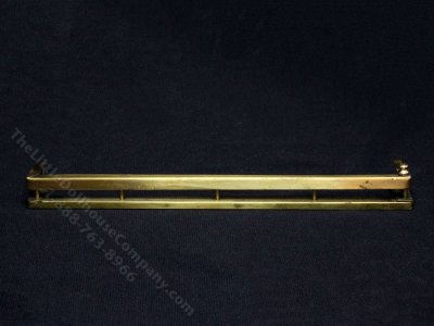 (image for) Miniature Brass Fireplace Rail for Dollhouses