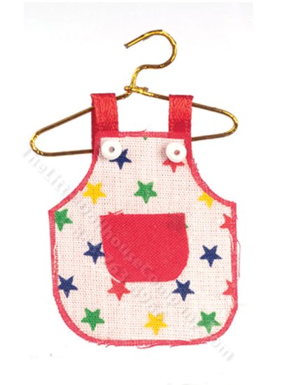(image for) Miniature Red Apron with Hanger