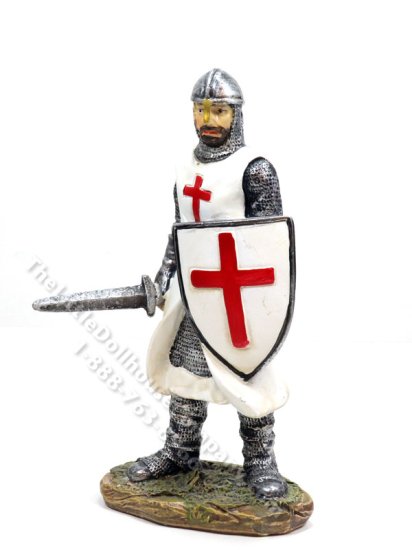 (image for) Miniature Handcrafted Vintage Knights Templar Crusader