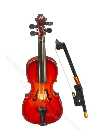 (image for) Miniature 3.15" Cello for Dollhouses