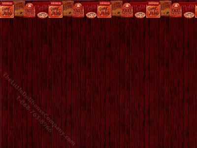 (image for) Dollhouse Scale Model Wallpaper Rustic Bath Signs Beadboard