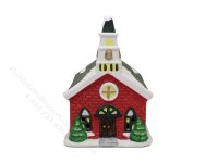 (image for) 1:48 Scale Christmas Church Dollhouse