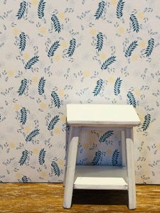 (image for) Scale Model Wallpaper -Blue and Yellow Wild Grass- 3pc Set