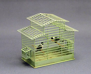 (image for) Dollhouse Scale Model Bird Cage