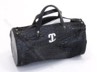 (image for) As-Is Miniature Chanel Black Snakeskin Duffle by Judith Blondell