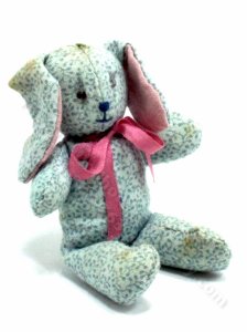 (image for) Miniature Stuffed Bunny for Dollhouses