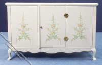 (image for) Miniature White Elegant Store Display Counter for Dollhouses