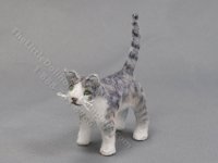 (image for) Miniature Cat by Marie W. Evans - Grey Tabby