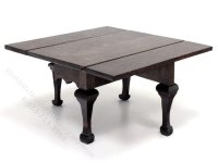(image for) Handmade Miniature Drop Leaf Dining Table for Dollhouses