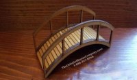 (image for) Dollhouse Scale Model Bridge Pond