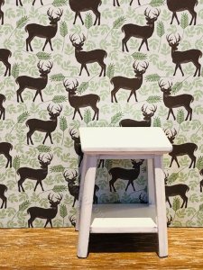 (image for) Dollhouse Scale Model Wallpaper - Buck - 3pc Set