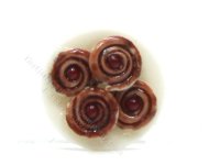 (image for) 1/2 Scale Miniature 4 Danish Swirls by Charlotte Willmott
