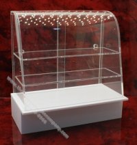 (image for) Miniature Display/Show Case for Dollhouses - White Base