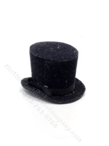(image for) Miniature Black Top Hat for Dollhouses