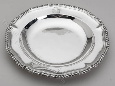 (image for) Miniature Sterling Silver Plate by Pete Acquisto