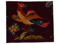 (image for) Miniature Brown Bird Rug/Tapestry for Dollhouses