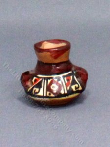 (image for) Miniature Handmade African-Style Pottery Jug for Dollhouses