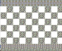 (image for) Dollhouse Scale Model Victorian Wall Tiles