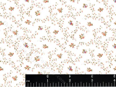 (image for) Floral Vine Pattern Wallpaper for Dollhouses