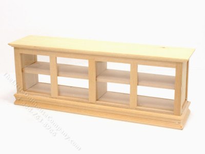 (image for) Miniature Unfinished Display Counter for Dollhouses